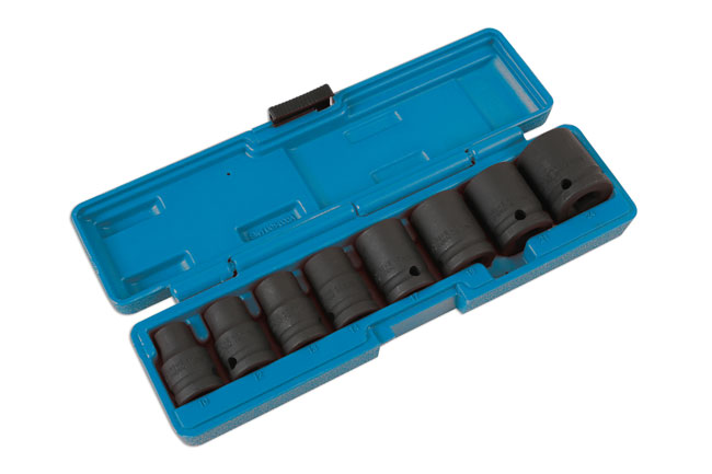 Laser Tools 6490 Impact Socket Set 1/2"D 8pc