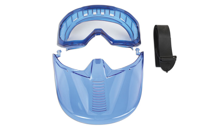 Laser Tools 6514 Safety Goggles - Detachable Face Shield