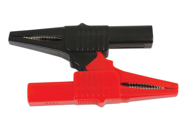 Laser Tools 6542 Crocodile Clips 2pc