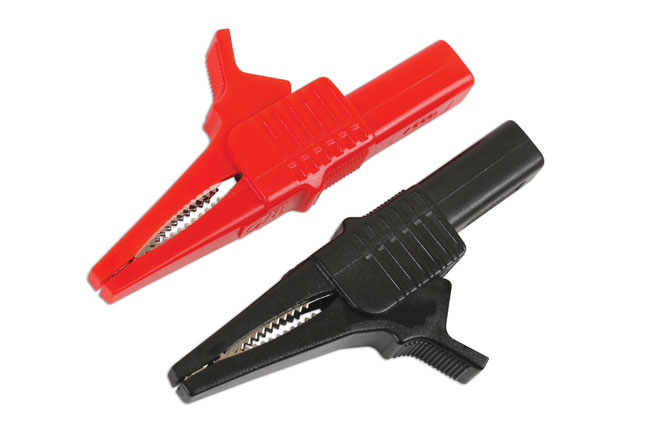 Laser Tools 6542 Crocodile Clips 2pc