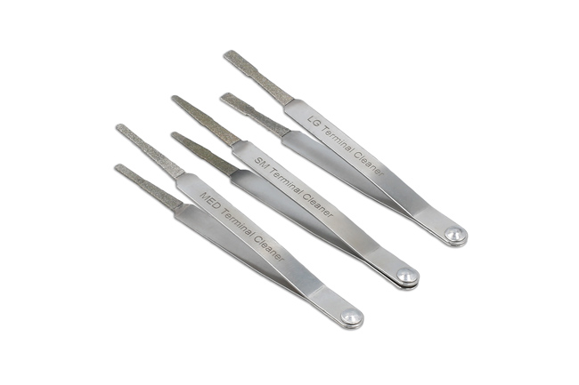 Laser Tools 6546 Diamond Terminal Cleaner Set 3pc