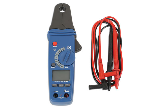 Laser Tools 6551 Mini AC/DC Digital Clamp Meter CAT III 80A