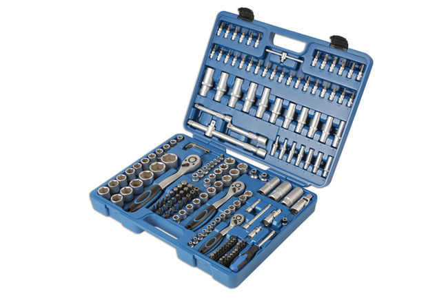 Laser Tools 6590 Socket Set 1/4"D, 3/8"D, 1/2"D 171pc