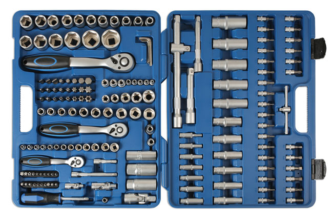 Laser Tools 6590 Socket Set 1/4"D, 3/8"D, 1/2"D 171pc