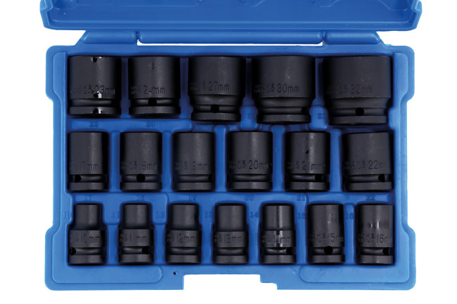 Laser Tools 6648 Impact Socket Set 1/2"D 18pc