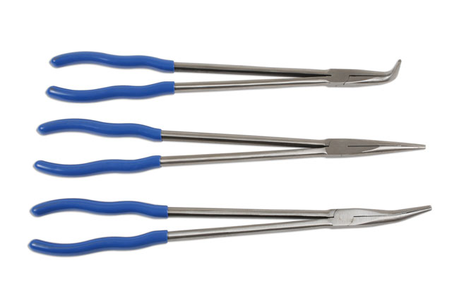 Laser Tools 6684 Long Reach Plier Set 3pc