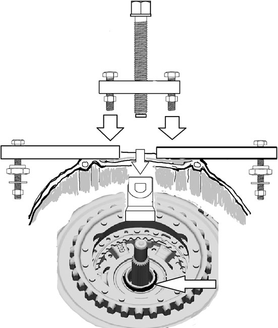 Laser Tools 6718 DSG Clutch Removal Kit - for VAG