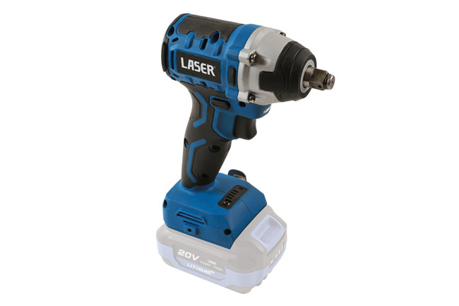 Laser Tools 68013 Cordless Impact Wrench 1/2"D 20V Kit