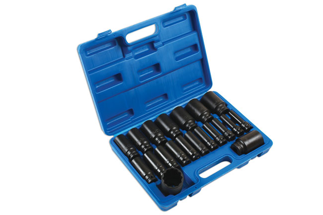 Laser Tools 6830 Deep Impact Socket Set 1/2"D 20pc