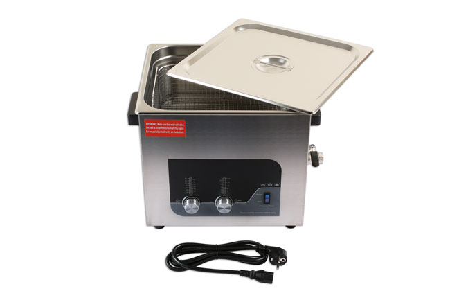 Laser Tools 6857 Ultrasonic Cleaner 13L - with Euro plug