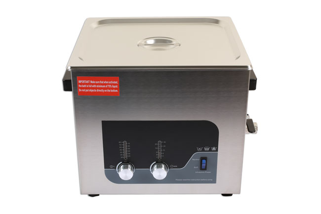 Laser Tools 6857 Ultrasonic Cleaner 13L - with Euro plug