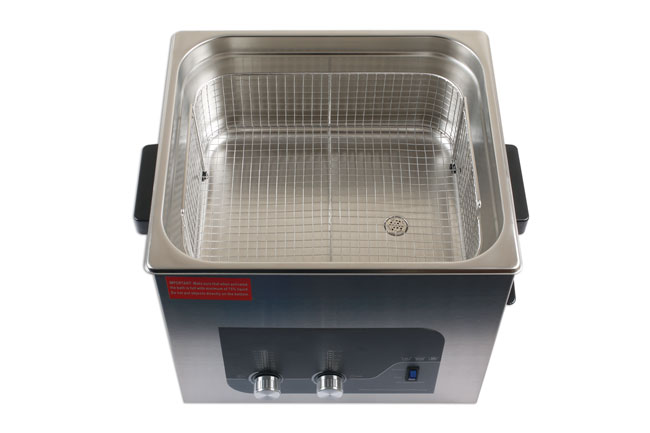 Laser Tools 6857 Ultrasonic Cleaner 13L - with Euro plug