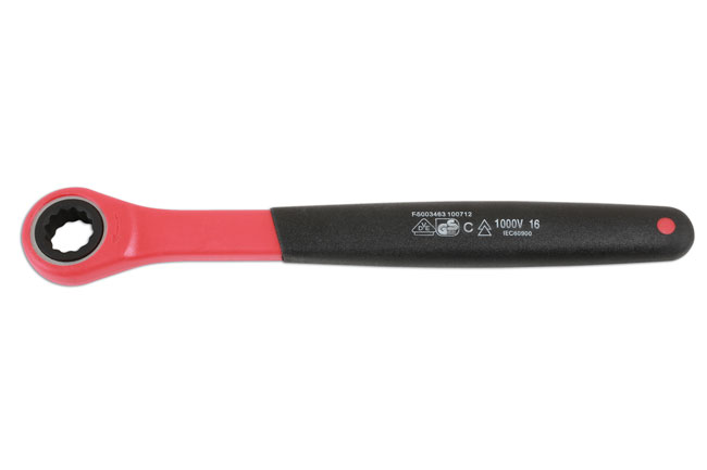 Laser Tools 6884 Insulated Ratchet Ring Spanner 14mm