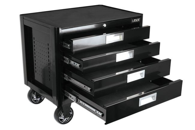 Laser Tools 6990 Workshop Trolley - 4 Drawers