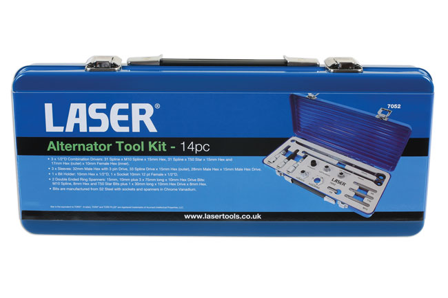 Laser Tools 7052 Alternator Pulley Tool Kit