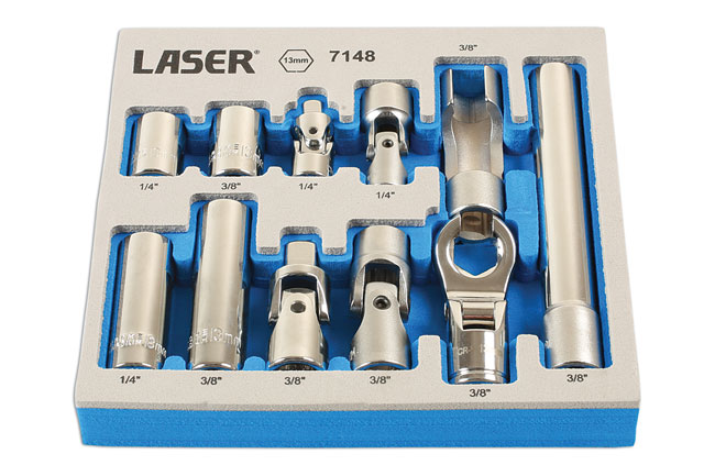 Laser Tools 7148 Master Socket Set 13mm 11pc