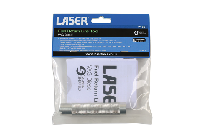 Laser Tools 7173 Fuel Return Line Tool - for VAG Diesel