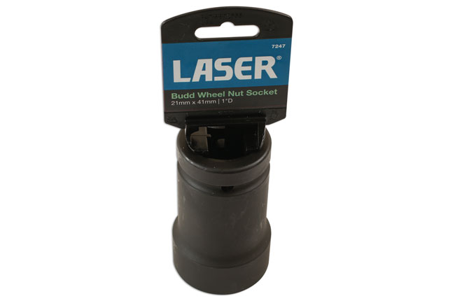 Laser Tools 7247 Budd Wheel Nut Socket 1"D 21mm x 41mm