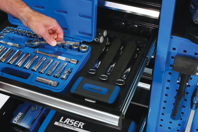 Laser Tools 7251 Roller Cabinet 10 Drawer