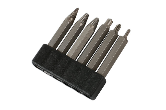 Laser Tools 7292 Screw Extractor Bit Set 6pc