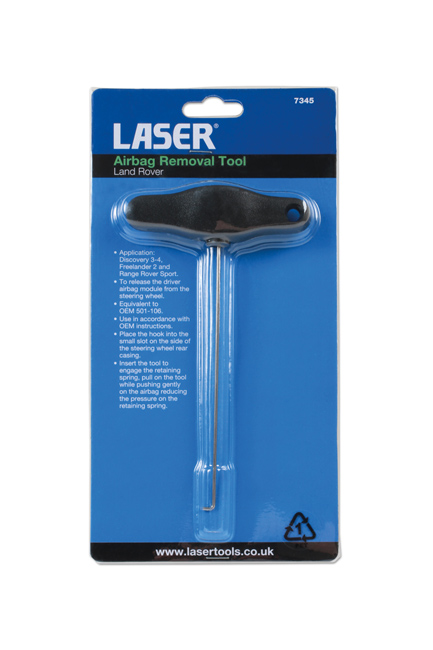 Laser Tools 7345 Airbag Removal Tool - for Land Rover