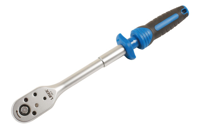 Laser Tools 7376 Pull Back Rapid Action Ratchet, Long 3/8"D