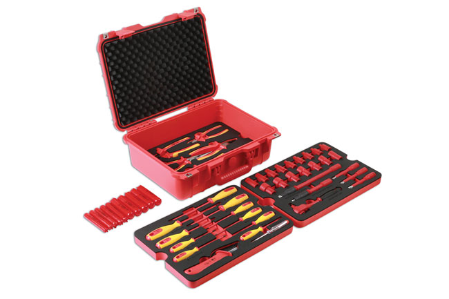 Laser Tools 7383 Insulated Tool Kit 3/8"D 50pc