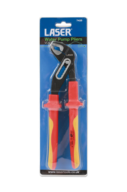 Laser Tools 7425 Insulated Water Pump Pliers 240mm