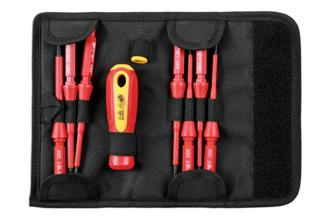 Laser Tools 7434 Insulated Star* Screwdriver Set 9pc