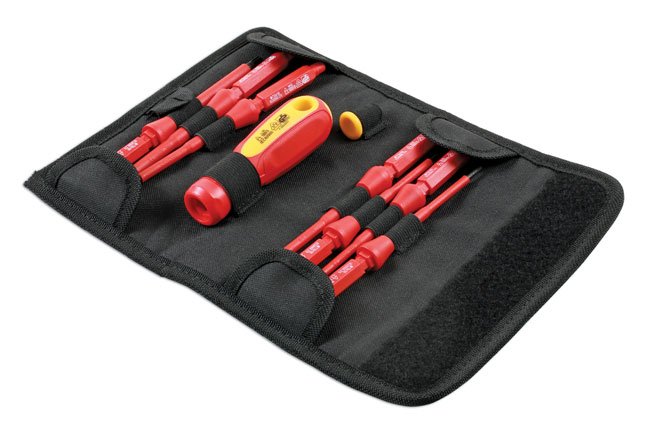 Laser Tools 7434 Insulated Star* Screwdriver Set 9pc