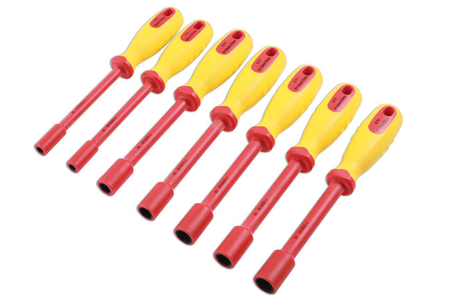 Laser Tools 7482 Insulated Nut Driver Set 7pc