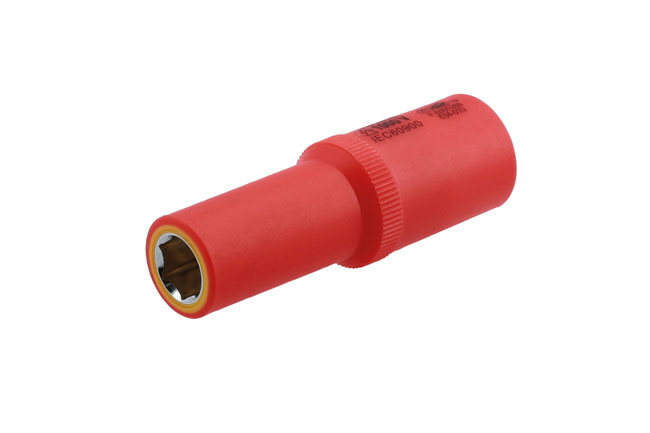 Laser Tools 7563 Insulated Deep Magnetic Socket 3/8"D 10mm