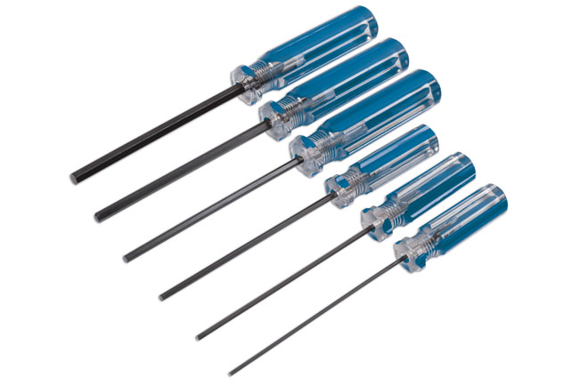 Laser Tools 7582 Hex Screwdriver Set 1.5 - 5mm 6pc