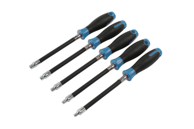 Laser Tools 7616 E-Socket Flexi Driver Set 5pc