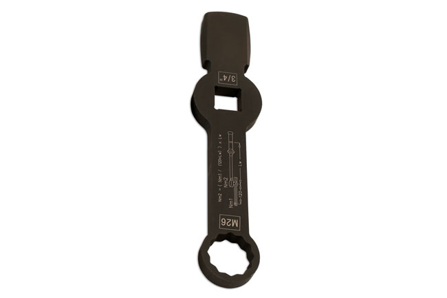 Laser Tools 7641 HGV Brake Caliper Wrench 26mm - for DAF, CF