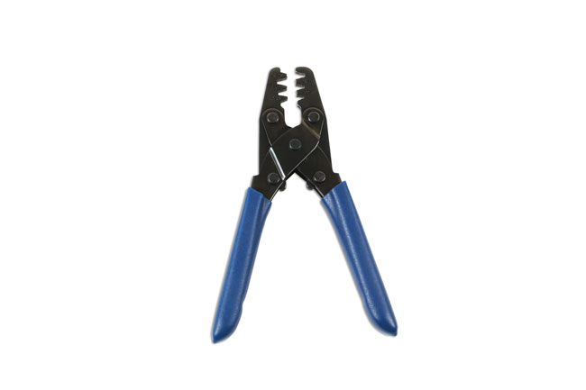 Open barrel crimping pliers