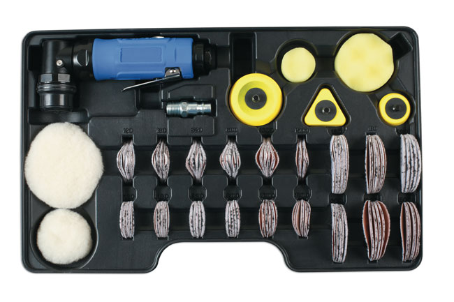 Laser Tools 7683 Pneumatic Spot Repair Sander Kit