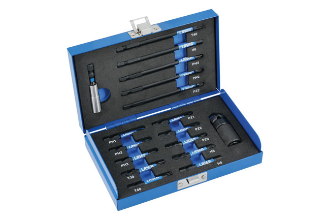 Laser Tools 7851 Torsion Bit Set 17pc