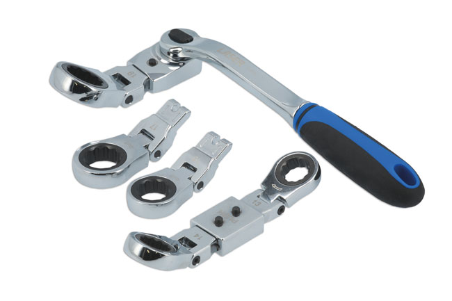 Laser Tools 7863 Multi Head Ratchet Ring Spanner Set