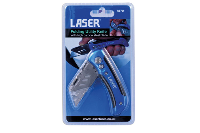 Laser Tools 7870 Folding Utility Knife