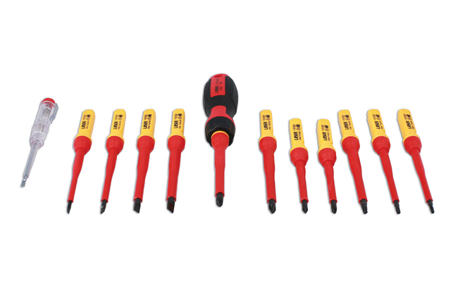 Laser Tools 7939 Insulated Screwdriver Set 13pc