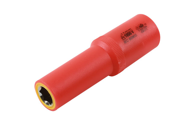 Laser Tools 7950 Deep Insulated Socket 1/2"D 11mm