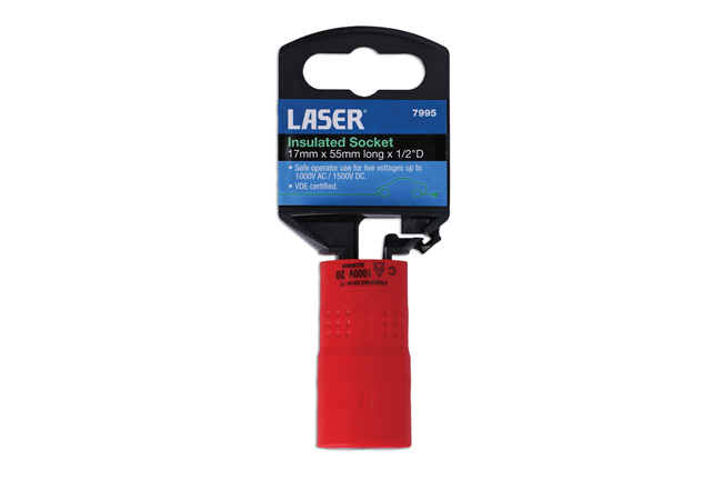 Laser Tools 7995 Insulated Socket 1/2"D 17mm