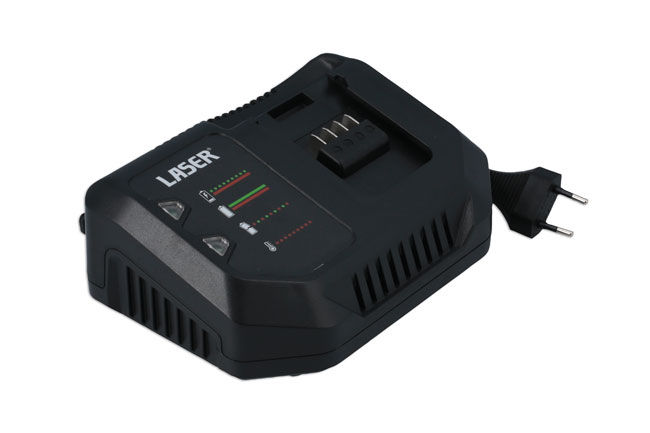 Laser Tools 8009 Battery Charger 230V Mains 4 amp with Euro 2 Pin Plug