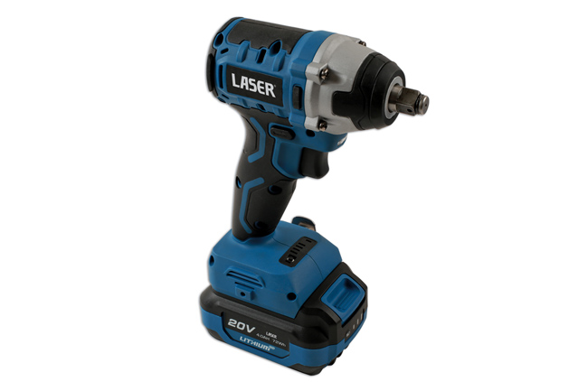 Laser Tools 8013 Cordless Impact Wrench 1/2"D 20V w/o Battery