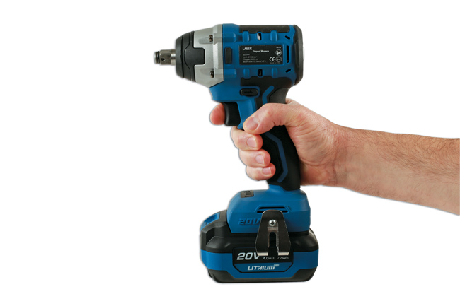 Laser Tools 8013 Cordless Impact Wrench 1/2"D 20V w/o Battery