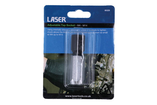 Laser Tools 8029 Adjustable Tap Socket M4 - M14