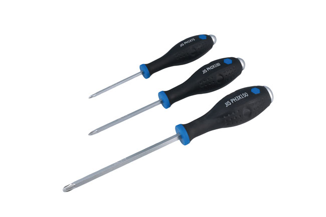 Laser Tools 8037 JIS Pound Thru Screwdrivers 3pc