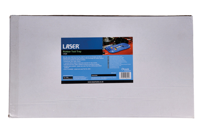 Laser Tools 8045 Rubber Tool Tray, Large