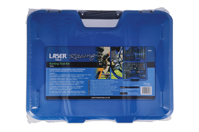 Laser Tools 8058 Laser Tools Racing Karting Tool Kit 36pc